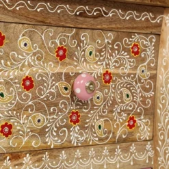 Fullen Handcrafted Boho 2 Drawer Mango Wood Nightstand Natural - Christopher Knight Home -FurniVerse Store GUEST d20dd048 9e2c 47ca ae8e 2b08b05f5dda