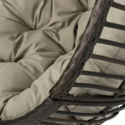 Layla Indoor/Outdoor Hanging Basket Chair - Brown/Khaki - Christopher Knight Home 5 Layla Indoor/Outdoor Hanging Basket Chair - Brown/Khaki - Christopher Knight Home -FurniVerse Store GUEST d20fbf9f f62b 4aee 887e f2e7ddd7a957