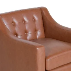 Deanna Contemporary Faux Leather Tufted Accent Chair - Christopher Knight Home 17 Deanna Contemporary Faux Leather Tufted Accent Chair - Christopher Knight Home -FurniVerse Store GUEST d24f74b7 da7a 499e af55 1251a1ad4707