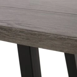 Pointe Outdoor Modern Industrial Aluminum Dining Bench - Gray/Matte Black - Christopher Knight Home -FurniVerse Store GUEST d25d636c a43b 43e1 b730 8ea68bc43a39 1