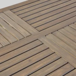 Bennett 7pc Acacia Wood And Wicker Dining Set - Christopher Knight Home -FurniVerse Store GUEST d318f80e cb38 4703 b163 37053c29df7a