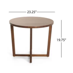 Tansy Small Accent Table - Wood - Rich Mahogany - Christopher Knight Home -FurniVerse Store GUEST d4078e22 e57c 4777 93ff 34957efdb22f