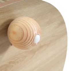 Christopher Knight Home Arizona Oval Wood Coffee Table With Half-Cover Accordion Door And Storage -FurniVerse Store GUEST d55b19fa 04ef 4ddb b35f f7108f1af5c7