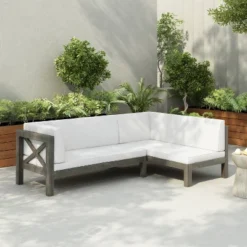 Christopher Knight Home Lyra Outdoor Acacia Wood 4 Seater 88.5" Sectional Sofa With Cushions 22 Christopher Knight Home Lyra Outdoor Acacia Wood 4 Seater 88.5" Sectional Sofa With Cushions -FurniVerse Store GUEST d608b594 c747 4ee5 a5b6 c5958c5a2294