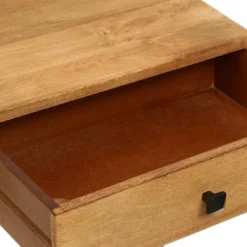 Gaudet Modern Industrial Handmade Mango Wood C Shaped Side Table With Drawer Natural/Black - Christopher Knight Home -FurniVerse Store GUEST d6e96014 5b8f 4d9b b689 fecdeb18e55e