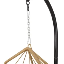 Allegra Outdoor Wicker Hanging Chair With Stand - Light Brown/Tan - Christopher Knight Home 9 Allegra Outdoor Wicker Hanging Chair With Stand - Light Brown/Tan - Christopher Knight Home -FurniVerse Store GUEST d7322234 7785 4aab a19d 219014ca701e