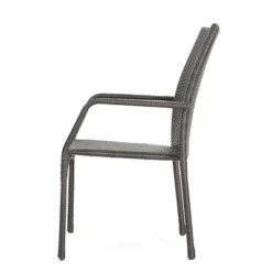 Christopher Knight Home Outdoor Wicker Stacking Dining Chairs (Set Of 2), Multibrown -FurniVerse Store GUEST d886c38c cb9b 41eb a508 82e3df92cdf9