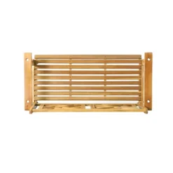 Alejandro Outdoor Acacia Wood Hanging Porch Swing Teak - Christopher Knight Home: 2-Person Garden Swing, Rustic Style 11 Alejandro Outdoor Acacia Wood Hanging Porch Swing Teak - Christopher Knight Home: 2-Person Garden Swing, Rustic Style -FurniVerse Store GUEST d8f7a140 40eb 4a09 9953 d85991633bc9