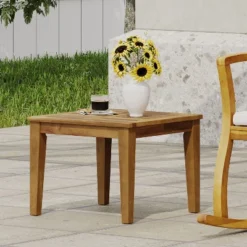 Christopher Knight Home Hampton Outdoor Acacia Wood Side Table