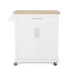 Batavia Contemporary Kitchen Cart With Wheels - Christopher Knight Home 27 Batavia Contemporary Kitchen Cart With Wheels - Christopher Knight Home -FurniVerse Store GUEST d9ad4a3f f513 42c2 8abb 8264309c5dca