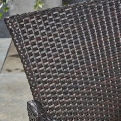 Nadia 9pc Wood & Wicker Expandable Dining Set - Natural/Brown/Beige - Christopher Knight Home -FurniVerse Store GUEST d9cb0e0b 89cf 4bbb bd53 0019708c5229