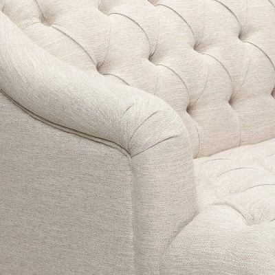 Adelia Contemporary Tufted Sofa Beige - Christopher Knight Home 7 Adelia Contemporary Tufted Sofa Beige - Christopher Knight Home - Image 7