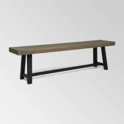Raphael Acacia Wood Bench - Christopher Knight Home -FurniVerse Store GUEST daaea821 5444 471e 93eb 5d9bebd03d80