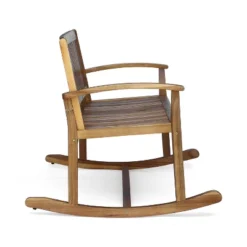 Christopher Knight Home Amina Acacia Wood Rectangular Rocking Bench -FurniVerse Store GUEST db16b913 5647 4b90 859f cc1e11862bed