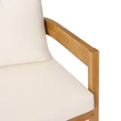 Christopher Knight Home Corwin 4-Seater Rustic Outdoor Acacia Sectional Sofa With Cushions -FurniVerse Store GUEST db2685cc 4979 4ab0 bee3 d9fc47e3e415