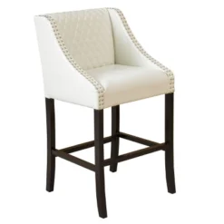 28" Milano Quilted Bonded Leather Barstool - Christopher Knight Home -FurniVerse Store GUEST dde150f5 e20a 42f0 9375 dafa8cfcad6c