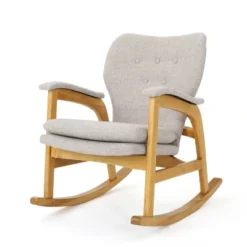 Braant Mid-Century Fabric Rocker - Christopher Knight Home -FurniVerse Store GUEST de1c8a36 729c 420e bdc2 74a45ce09666