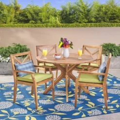 Llano 5pc Patio Dining Set - Christopher Knight Home -FurniVerse Store GUEST deb5e484 15b4 4a20 ab06 171405516d79