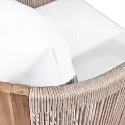 Christopher Knight Home Chase 7 Piece Outdoor Rope Weave Acacia Wood Dining Set With Cushions -FurniVerse Store GUEST e000b65e fb27 4c14 a918 2e4bcfe0fee4