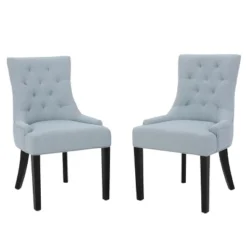 Set Of 2 Hayden Tufted Dining Chairs - Christopher Knight Home -FurniVerse Store GUEST e069d58e bd12 44dc 8194 9ffe1fc876c1
