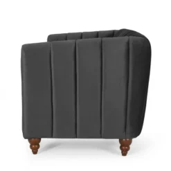 Richland Modern Glam Velvet Channel Stitch 3 Seater Sofa - Christopher Knight Home -FurniVerse Store GUEST e3956f05 2332 4f1a a085 bb979c512cec