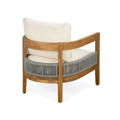 Christopher Knight Home Fawn Modern Outdoor Acacia Wood Club Chair With Cushions, Beige/Teak 11 Christopher Knight Home Fawn Modern Outdoor Acacia Wood Club Chair With Cushions, Beige/Teak -FurniVerse Store GUEST e4f90567 75ea 4d09 8545 54f30dea3112