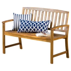 Loja Acacia Wood Bench - Christopher Knight Home -FurniVerse Store GUEST e5cbee35 44b9 40ad 8acd 09b4b80e9c62