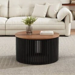 Christopher Knight Home Zanvia 30" Round Acacia Wood Coffee Table With Slatted Base 15 Christopher Knight Home Zanvia 30" Round Acacia Wood Coffee Table With Slatted Base -FurniVerse Store GUEST e682f8b2 c545 491d bee0 4c40a12322ed