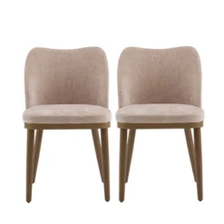 Christopher Knight Home Aviana Fabric Upholstered Dining Chairs (Set Of 2)