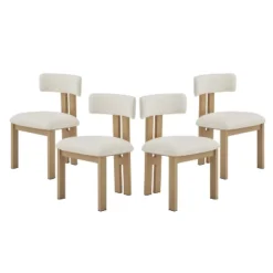 Christopher Knight Home Layla Iron Frame Upholstered Dining Chairs (Set Of 4) -FurniVerse Store GUEST e7c1a62e 585b 401f 82e0 388fea94696e