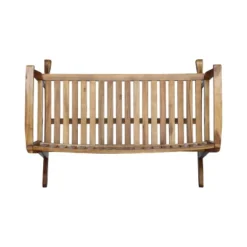 Regatta Acacia Patio Rocking Loveseat - Natural - Christopher Knight Home: Water-Resistant, 2-Seater Bench -FurniVerse Store GUEST e82a6340 7360 4360 8982 e6d154db55bc