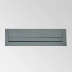 Lamphere Rectangle Aluminum Modern Dining Bench Dark Gray - Christopher Knight Home -FurniVerse Store GUEST e8464f42 2804 4c09 8a16 8ddd86c4246f