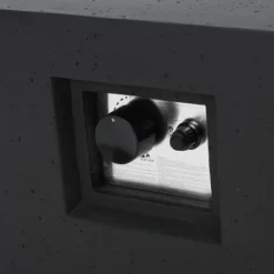 Cape Coral 7pc Aluminum And MGO Firepit Set Dark Gray/Khaki - Christopher Knight Home: Weather-Resistant, With Cushions -FurniVerse Store GUEST eae9f559 aad0 40b9 b29f a3754e3cbf4a