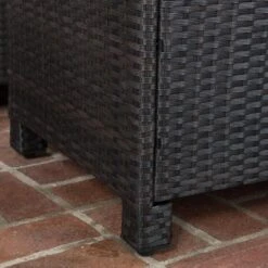 Puerta 4pc Wicker Club Chair & Coffee Table Set - Teak/Dark Brown/Beige - Christopher Knight Home 5 Puerta 4pc Wicker Club Chair & Coffee Table Set - Teak/Dark Brown/Beige - Christopher Knight Home -FurniVerse Store GUEST ebb028e3 f224 480f ae3a 75f8d3407a38