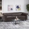 Parksley Tufted Chesterfield Sofa - Christopher Knight Home