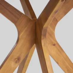 5pc Didicas Wood Wicker Patio Dining Set Teak - Christopher Knight Home -FurniVerse Store GUEST edfa7623 63a0 409f 9f0f 904791796691