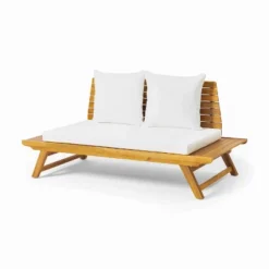 Christopher Knight Home Sedona Outdoor Acacia Wood Loveseat With Cushions 19 Christopher Knight Home Sedona Outdoor Acacia Wood Loveseat With Cushions -FurniVerse Store GUEST eec6bd01 fb27 473c 999a c137bdf8220a