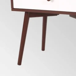 Burnett Mid Century Modern Side Table Brown - Christopher Knight Home -FurniVerse Store GUEST f2284d16 2f08 4e24 a83c b13deea87513