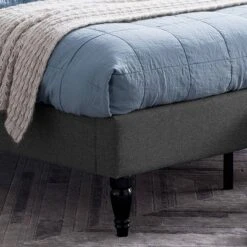 Queen Roz Upholstered Traditional Bed Charcoal Gray - Christopher Knight Home -FurniVerse Store GUEST f4e2622d 0385 4228 977d 046fe4569d5e
