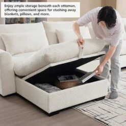 Christopher Knight Home Marsh Corduroy Loveseat With Movable And Storage Ottomans 10 Christopher Knight Home Marsh Corduroy Loveseat With Movable And Storage Ottomans -FurniVerse Store GUEST f8d35013 9d77 48b4 8ed4 401720088009