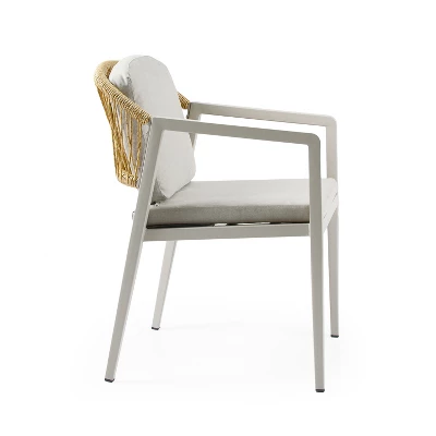 Christopher Knight Home Oaklen All Weather Outdoor Dining Chairs With Cushions (Set Of 2) 5 Christopher Knight Home Oaklen All Weather Outdoor Dining Chairs With Cushions (Set Of 2) - Image 5