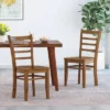 Set Of 2 Prestage Farmhouse Wooden Dining Chairs - Christopher Knight Home