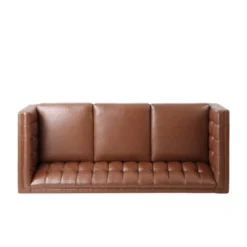 Pondway Contemporary Faux Leather Tufted 3 Seater Sofa - Christopher Knight Home -FurniVerse Store GUEST feea1545 eddc 4059 a5b2 797839a88aa7