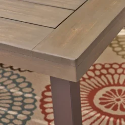 Juniper 7pc Acacia Wood Dining Set - Gray/Dark Gray - Christopher Knight Home -FurniVerse Store GUEST ff30e9d7 3e41 471a afc3 38e453263f1f