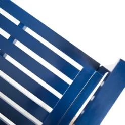 Christopher Knight Home Loja 48" Outdoor Acacia Wood Slatted Bench, Navy Blue -FurniVerse Store GUEST ff8524fe 93ef 4a4d bca4 91e5453b0736